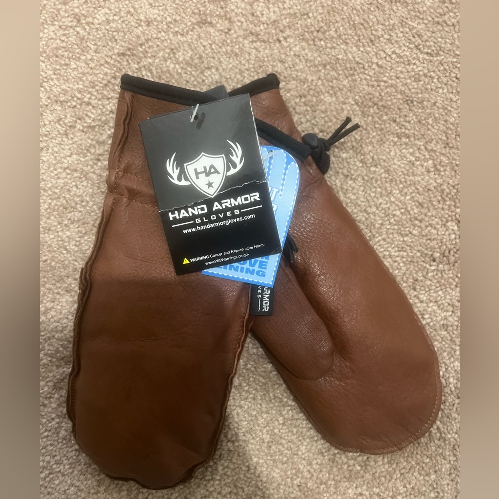 Hand armor deerskin mitten - Picture 2 of 4